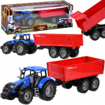 M&auml;ngutraktor Lean Toys A Farmers Tale ZA4345, sinine v./punane v.