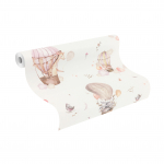 Tapeet Rasch Kids World 300529, vin&uuml;&uuml;l, valge v.