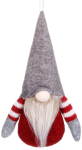 J&otilde;uludekoratsioon, "P&auml;kapikk" Springos CA0640, 20 cm, punane v./hall v.