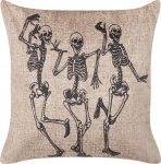 Dekoratiivne padi Beliani Mortesti, valge v./must v., 45 cm x 45 cm