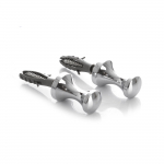 Konks Gedy 2127 13, 18 mm x 18 mm x 33 mm, kroom v.