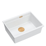 K&ouml;&ouml;givalamu Quadron Logan 100, graniit, 59 cm x 45 cm x 21.5 cm, valge v./vask v.