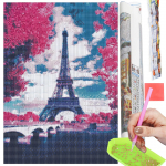 Teemantmosaiik Art Kit DP0046, sinine v./valge v./roosa v.