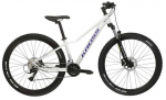 Jalgratas m&auml;gi- Kross Lea 4.0 DSX, 27.5 ", XS raam, valge/violetne