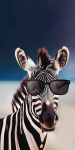 Rannar&auml;tik Zebra RPG-171, sinine/valge/must, 180 cm x 100 cm