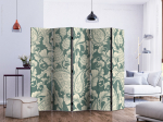Vahesein Artgeist Plaster Ornaments Ii Paravent1482, mitmev&auml;rviline, 225 cm x 172 cm