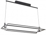 Valgusti rippuv AZzardo Ring Viena AZ2849, LED, 3000 &deg;K, 2, must v.