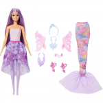 Nukk aksessuaaridega, merineitsi Mattel Barbie Fantasy Fashion, 29 cm, mitmev&auml;rviline