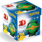 3D-pusle Ravensburger Repeat Ball, 7.5 cm x 7.5 cm, 54 tk, roheline v.