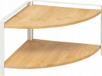 K&ouml;&ouml;gi riiul 5five Ordera, pruun v./valge v., 29.7 cm x 29.7 cm x 20.5 cm