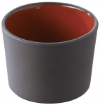 Serveerimiskauss Revol Solid, 30 ml, &Oslash; 5 cm, must v./punane v., portselan