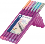 Pastakad Staedtler, mitmev&auml;rviline, 0.3 mm, 6 tk