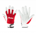 T&ouml;&ouml;kindad l&otilde;ikekindel, s&otilde;rmikud Bradas White Bird Flex, t&auml;iskasvanutele, valge v./punane v., 9, 6 tk