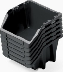 T&ouml;&ouml;riistakast Prosperplast KBISS22-S411, 21.4 cm x 23.8 cm x 19.8 cm, must v.