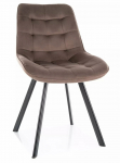 S&ouml;&ouml;gitoa tool Monti Velvet, matt, cappuccino v., 60 cm x 51 cm x 88 cm