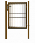 Segmentt&auml;idisega v&auml;ike v&auml;rav Garden Center RAL8017, 100 cm x 123 cm, pruun v.
