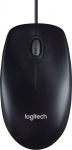 Juhtmega arvutihiir Logitech M90 910-001793, must v.