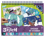 Kleebis, komplekt Totum Disney Stitch Sticker By Number, mitmev&auml;rviline