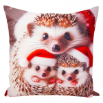 J&otilde;ulu dekoratiivne padjakate JCLA-105, pruun/valge/punane, 40 cm x 40 cm