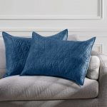 Dekoratiivpadjap&uuml;&uuml;r Restilo Laila, sinine, 50 cm x 70 cm