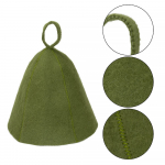 Saunam&uuml;ts Flammifera, vill, 34 x 34 cm, roheline