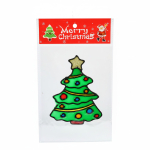 Dekoratiivne kleebis, "Kuusepuu" Christmas Touch, 20 cm, mitmev&auml;rviline