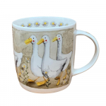 Tass Kitchencraft M60, pruun v./valge v., 0.4 l