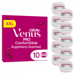Asendusterad raseerijatele Gillette Venus Pro Comfortglide Sugarberry, 10 tk