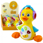 Interaktiivne m&auml;nguasi, part Lean Toys Music Duck Waver, 17.5 cm, kollane v.