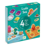 M&auml;ng, komplekt Djeco Ludo Sea, mitmev&auml;rviline