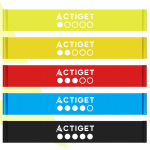 Vastupidavuslintide komplekt Actiget ACT0106, 19 cm x 13 cm, mitmev&auml;rviline