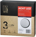 &Otilde;ue seinavalgusti Orno Agat, 10W, LED, IP54, must v., 21 cm x 4.9 cm