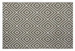 Vaip v&auml;literrassidele Diamond 007564, hall v./pruun v., 160 cm x 230 cm