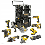 Juhtmevaba t&ouml;&ouml;riistakomplekt koos akuga Dewalt DCK856P4-QW, 18 V, 5 Ah, 8 tk
