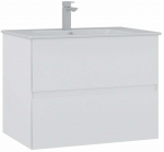 Vannitoakapp valamuga Kalune Design Nest, valge matt v., 51 cm x 71 cm x 55 cm