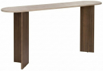 Konsoollaud Nordure Sira, p&auml;hklipuu v./travertine v., 35 cm x 150 cm x 75 cm
