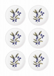 Taldrikute komplekt magustoidu Hermia OVS0001, &Oslash; 19 cm, mitmev&auml;rviline