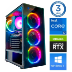 Statsionaarne arvuti Intop RM48136 Intel Core i7-12700F, DDR4 32 GB, SSD+HDD 500 GB 2 TB, Nvidia GeForce RTX5070 12 GB GDDR7, Windows 11 Pro