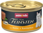 Kassi m&auml;rgtoit Animonda Vom Feinsten Mousse, k&uuml;&uuml;likuliha/kanaliha, 0.085 kg