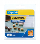 Liimipulk Rapid, 10 cm x 0.72 cm, l&auml;bipaistev v., 0.115 kg, 36 tk