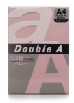 Kontoripaber Double A, A4, 80 g/m&sup2;, roosa v.