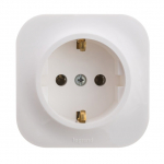 Pistikupesa Legrand Forix 782411, maandusega, valge v.