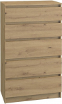 Kummut Malwa M5, pruun v., 112 cm x 40 cm x 70 cm