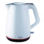 Elektriline veekeetja Adler AD1227 WHITE, 1.7 l, valge v.