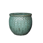 Lillepott Domoletti OP16-253_M, keraamiline, roheline v.