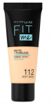 Vedel jumestuskreem Maybelline Fit Me Matte + Poreless Clay, 112 soft beige, 30 ml