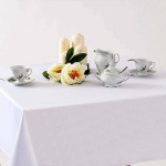 Laudlina ristk&uuml;likukujuline Domoletti Laura, valge v., 220 x 140 cm