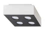 Valgusti lagi Sollux Mono 4 SL.0069, GU10, 4 x 40 W, must v. / valge v.