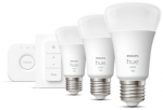 Nutikas pirn Philips Hue Starter Kit LED, A60, 2700 &deg;K, E27, 9.5 W, 1055 - 1100 lm, 3 tk