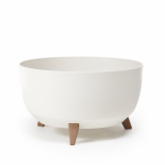 Lillepott Lamela Roma 882-74, plastik, &Oslash; 47 cm, kreemjasvalge